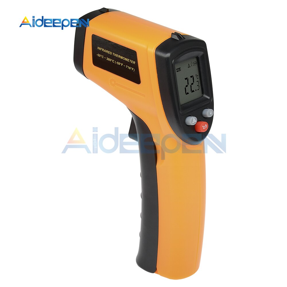 LCD Digital Non-contact Laser IR Infrared Thermometer Temp Meter Temperature  Gun
