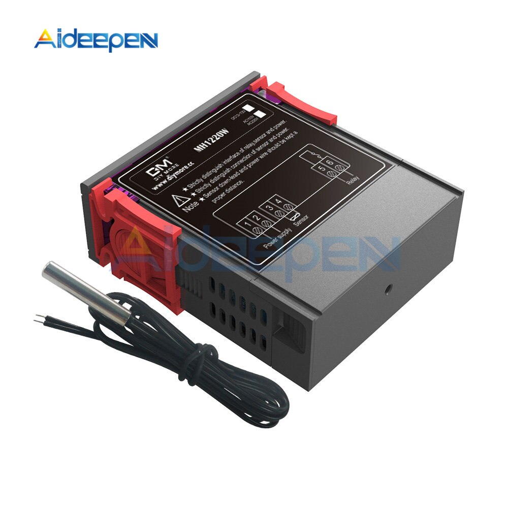 SHT2000 AC 110V 220V DC 12V 72V Digital Temperature Humidity Controlle –  Aideepen