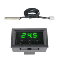 0.28'' W1209 Temperature Controller Digital LED DC 12V Thermometer Thermo Controller Switch Probe Max 20A NTC10K Sensor 3M