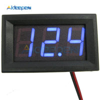 0.56 inch LED Digital Voltmeter Voltage Volt Meter Panel Gauge  DC 4.50V 30.0V Home Use Voltage Display 2 Wires Red And Black