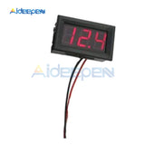 0.56 inch Red LED DC 4.50V 30.0V Digital Voltmeter Voltage Volt Meter Panel Gauge Home Use Voltage Display 2 Wires Red and Black