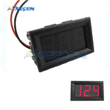 0.56 inch Red LED DC 4.50V 30.0V Digital Voltmeter Voltage Volt Meter Panel Gauge Home Use Voltage Display 2 Wires Red and Black