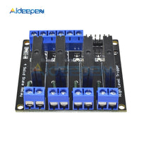 1/2/4/8 Channel 5V DC Relay Module Solid State High Low Level SSR AVR DSP for Arduino on AliExpress