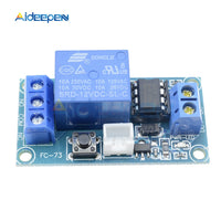 1 Channel DC 12V Relay Switch Board Latching Relay Module with Touch Bistable Switch MCU Control