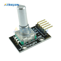 10Pcs 360 Degrees Rotary Encoder Module Brick Sensor Development Board KY 040 With Pins