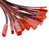 10Pairs 100Mm Jst Connector Plug Cable Line Male+Female For Rc Bec Basic Tools