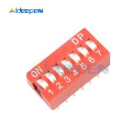 10pcs/Lot 1/2/3/4/5/6/7/8/9/10/12P DIP Toggle Switch Slide Type Module Position Way Switches