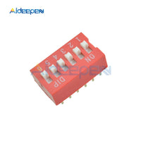 10pcs/Lot 1/2/3/4/5/6/7/8/9/10/12P DIP Toggle Switch Slide Type Module Position Way Switches