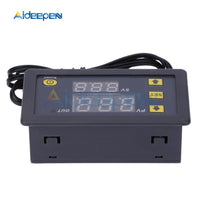 10pcs W3230 AC 110V 220V DC 12 24V Digital Thermostat Temperature Controller Regulator Heat Cool Control Instruments LED Display