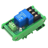 2 Channel DC 5/12/24V Relay 30A Optocoupler Isolation Module High Low Level Trigger Relay with Guide Rail Smart Home PLC Control