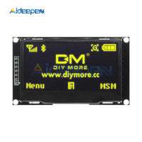 2.42" inch Yellow Display LCD Screen 128X64 OLED Display Module IIC I2C SPI Serial SSD1309 128*64 for Arduino C51 STM32