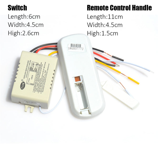 Switch Remote Control 220v Lamps  Switch Wireless 220 V Remote Control -  1/2/3 Gang - Aliexpress