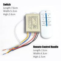 4 Way Wireless Remote Control Switch ON/OFF 220V Lamp Light Digital Wireless Wall Remote Switch Receiver Transmitter on AliExpress