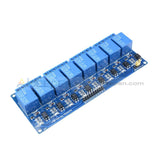 5V 8-Channel Relay Module With Optocoupler For Pic Avr Dsp Arm Function