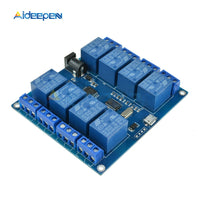 8 Channel 8 CH Relay Module Micro USB Board With Indicator PC Upper Computer ICSE014A Software Control DC 5V 10A