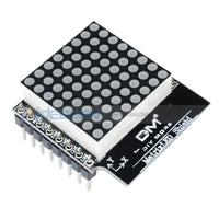 8 Step Adjustable Intensity 8X8 Matrix Led V1.0 Shield For Wemos D1 Mini Display