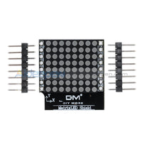 8 Step Adjustable Intensity 8X8 Matrix Led V1.0 Shield For Wemos D1 Mini Display