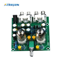 AC 12V 6J1 Tube Fever Pre Amplifier Preamp AMP Pre Amplifier Board Headphone Buffer Module Stereo Potentiometer Valve DIY Kit