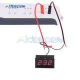AC 70 500V 0.56" 0.56 Inch LED Digital Voltmeter Voltage Meter Volt Electrical Instrument Tool 2 Wires Red Display