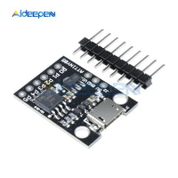 ATtiny ATtiny85 Digispark Kickstarter Micro USB Development Board Module IIC I2C TWI SPI Low Power Microcontroller Black