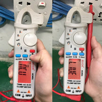 BSIDE ACM91 True RMS Mini Digital Clamp Meter DC AC Current 100A 1mA Accuracy Car Repair Ammeter Voltmeter NCV Tester Multimeter on AliExpress