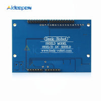 Brightness Adjustable 1602LCD 1602 LCD Shiled IIC I2C MCP23017 5 Keypad 16x2 Character LCD Display Module For Arduino UNO