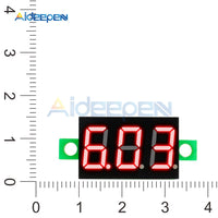 DC 0 30V 0.36 Inch Mini Digital Voltmeter Voltage Tester Meter Red LED Screen Electronic Parts Accessories Digital Voltmeter