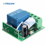 DC 12V 1 Ch Channel 433MHz Wireless Relay Module RF Remote Control Switch Heterodyne Receiver Controller Board 3.5cmX3cmX1.6cm