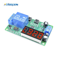DC 12V 24V Time Delay Relay Module 3 Button 4 Digit Digital Tube Relays Timing Relay Timer Thermal Control Switch For Home Power