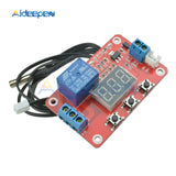 DC 12V LED Display Digital Thermostat Temperature Controller Module Relay Switch Control  20 100 Celsius NTC Waterproof Sensor