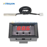 DC 12V W1209 LED Digital Temperature Controller Thermostat Thermometer NTC Temperature Sensor Probe with Case for Indoor Outdoor