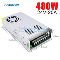 DC 24V 48W 72W 120W 240W 360W 400W 480W 500W 720W 1000W Switching Power Adapter Voltage Converter Regulated Switch Power Supply