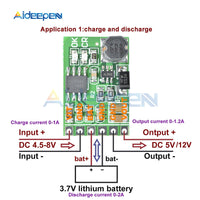 DC 5V 12V Discharger Board DC DC Converter Boost Step up Module UPS Diy Li lon LiPo Lithium Battery