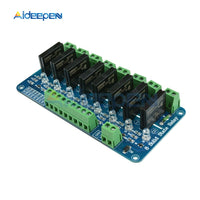 DC 5V SSR 8 Channel Solid State Relay Module Low Level G3MB 202P 240V 2A SSR Output With Resistive Fuse For Arduino on AliExpress