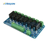 DC 5V SSR 8 Channel Solid State Relay Module Low Level G3MB 202P 240V 2A SSR Output With Resistive Fuse For Arduino on AliExpress