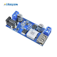 DC DC 24V/12V to 5V 5A Step Down Power Supply Buck Converter Adjustable USB Step down Charging Module Replace LM2596S for Phone