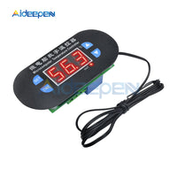 DK W1308 W1308 Adjustable Digital Cool Heat Sensor Blue Red Display Temperature Controller Thermostat Switch DC 12V AC 110V 220V