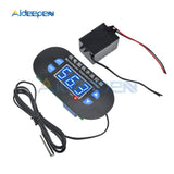 DK W1308 W1308 Adjustable Digital Cool Heat Sensor Blue Red Display Temperature Controller Thermostat Switch DC 12V AC 110V 220V