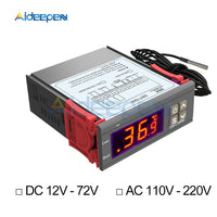 DST1000 DC 12V 24V AC 110V 220V Digital Thermostat Temperature Controller Heating Cooling with Waterproof Cable Replace STC 1000