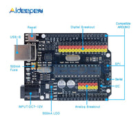 Arduino UNO R3 Rev3 ATMEGA328P Compatible Board, CH340G USB
