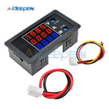 High Accuracy DC100V 10A 1000W Digital Car Voltmeter Ammeter 4 digit Motorcycle Voltage Indicator Tester Current Meter With Wire