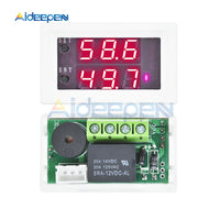 High Precision W2062C Digital Dual Display Humidity Controller DC 12V 24V AC 110V 220V 0  99%RH Hygrometer Sensor Control Switch