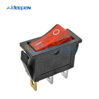 KCD3 Rocker Switch ON OFF ON OFF ON 2 Position 3 Position 2 Pin 3 Pin Electrical Equipment With Light Power Switch 15/16A 250VAC