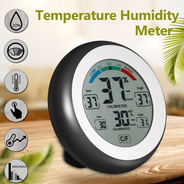 Indoor Outdoor Digital Temperature Thermometer - Lcd Digital Temperature  Humidity - Aliexpress