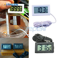 LCD Digital Thermometer for Freezer Temperature  50~110 Degree Refrigerator Fridge Thermometer Temperature Meter 1M Probe