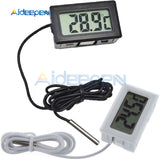 LCD Digital Thermometer for Freezer Temperature  50~110 Degree Refrigerator Fridge Thermometer Temperature Meter 1M Probe