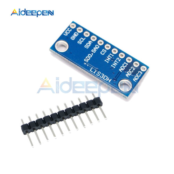 LIS3DH 3 axis Acceleration Module Three Axis Motion Accelerometer Temperature Sensor Module Development Board Replace ADXL345