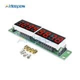 MAX7219 8 Digit 7 Segment Digital LED Display Tube MCU Led Module For Arduino Green Board Red Display