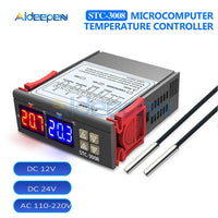 STC 3008 Dual Digital Temperature Controller Two Relay Output 12V 24V 110V 220V Thermoregulator Thermostat With Heater Cooler on AliExpress