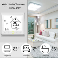 Smart Thermostat Temperature Controller for Water/Electric floor Heating Water/Gas Boiler Works with Alexa Google Home on AliExpress